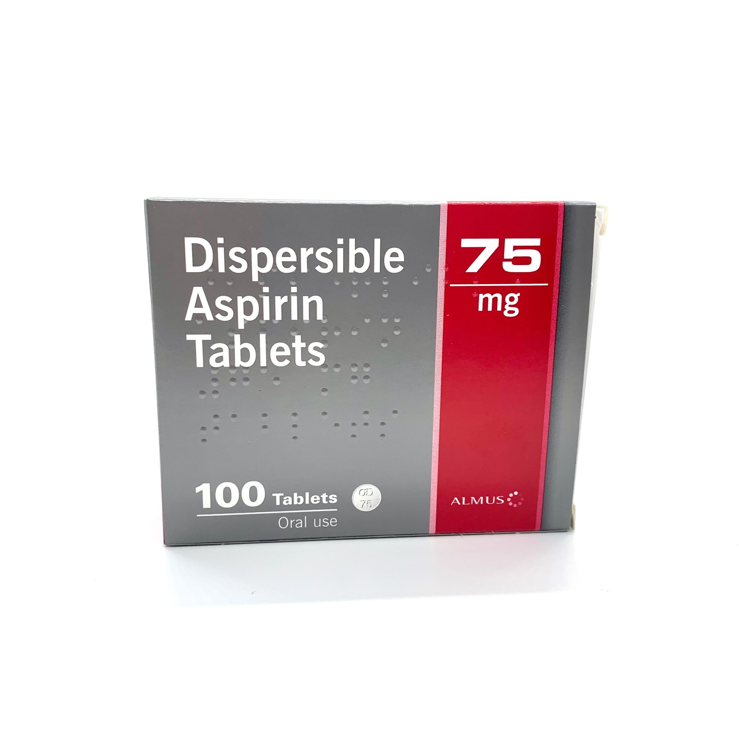 aspirin dispersible tablets 100